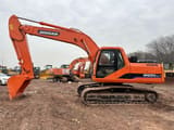 2017 Doosan DH220LC-7 crawler excavator, side profile view