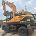 2023 Hyundai 210w-9 wheeled excavator, side view