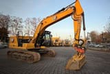 2020 Caterpillar 320-07C crawler excavator, side view