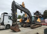 2016 Volvo EC300E crawler excavator, side profile view