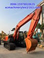 2023 Hitachi ZX200 crawler excavator, front three-quarter view