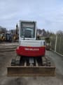 2018 Takeuchi TB153FR mini excavator, rear view