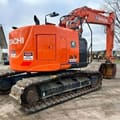 Hitachi Zaxis 225US crawler excavator, rear three-quarter view