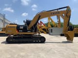 2020 Mitsubishi 320D Raupenbagger Seitenansicht