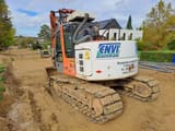 2007 Hitachi ZX135US crawler excavator, rear three-quarter view