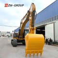Caterpillar 336D2 crawler excavator, front view