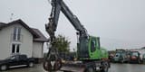 2011 Liebherr A316 LITRONIC wheel excavator, front three-quarter view
