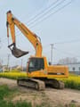 2023 Hyundai R215-7 excavator, side profile view