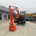 2018 Doosan DX60 crawler excavator, front three-quarter view