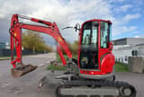 2016 Yanmar VIO50-U mini excavator side view