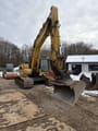 2019 Komatsu HB215LC-3 crawler excavator, front three-quarter view
