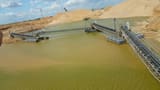 1996 ROHR KS 110 amphibious excavator, high-angle view