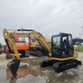 2022 Caterpillar 305.5E2 mini excavator, side view