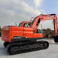 2024 Doosan DX140LC-9C crawler excavator, rear three-quarter view