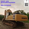 2020 Komatsu PC360 crawler excavator, rear three-quarter view