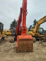 2018 Hitachi ZX250 crawler excavator, front view of bucket and boom