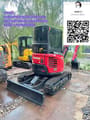 2023 Yanmar VIO35 mini excavator, front three-quarter view