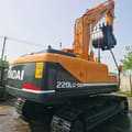 2023 Hyundai R220LC-9S crawler excavator, rear three-quarter view