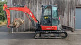 2021 Kubota U50-5 mini excavator, side view