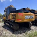 2023 Sany SY215C crawler excavator, rear three-quarter view
