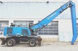 2015 Fuchs MHL350F material handler, side profile view