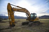 2007 CASE CX240B crawler excavator, side view