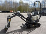 2017 Schaeff TC08 mini excavator side view