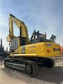 2023 Komatsu PC450 crawler excavator, rear three-quarter view