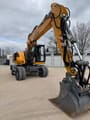 2022 Liebherr A918 LITRONIC G6.0-D wheel excavator, front three-quarter view