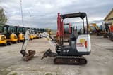 2018 Bobcat E17 mini excavator, side view