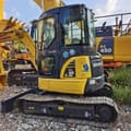 2024 Komatsu PC40 MR mini excavator, side view