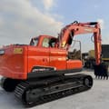 2020 Doosan DX140LC-9C crawler excavator, rear three-quarter view