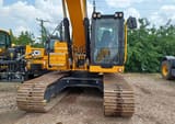 2023 JCB JS220X crawler excavator, front view