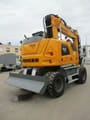 2023 Liebherr A 913 Compact wheel excavator, rear three-quarter view
