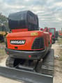 2021 Doosan DX60-9C crawler excavator, rear view