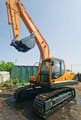 2023 Hyundai R220LC-9S crawler excavator, front three-quarter view