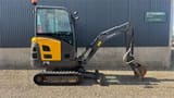 2017 Volvo EC18D mini excavator side view