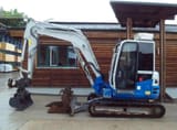 2016 Takeuchi TB260 mini excavator, side view