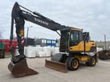2013 Volvo EW160D demolition excavator, side view