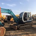2024 Sunward SWE80E mini excavator, side view