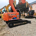 Hitachi Zaxis 70 crawler excavator, rear three-quarter view