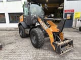 2017 CASE 221F wheel loader, front three-quarter view