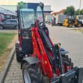 2023 Schäffer 23E mini excavator, front three-quarter view