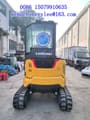 2025 LiuGong 9027F Mini Excavator showing the rear counterweight and tracks from a direct rear view.