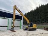 2022 Caterpillar 323 SLR excavator, side profile view