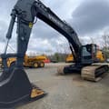 Volvo EC480E Crawler Excavator, front three-quarter view