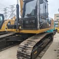 2020 Caterpillar 330D2L crawler excavator, front three-quarter view
