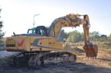 2009 Liebherr R914C crawler excavator, rear three-quarter view