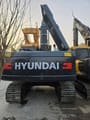 2025 Hyundai 220 crawler excavator rear view