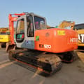 2015 Hitachi EX120-5 crawler excavator, rear three-quarter view